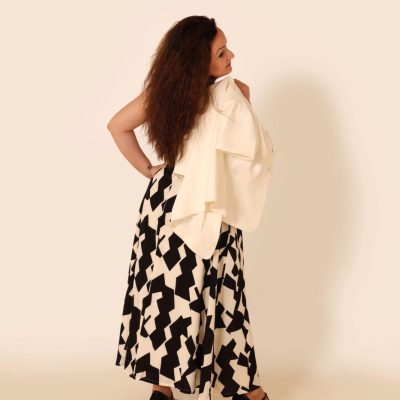 Jerushah Signature Structured Blazer -White