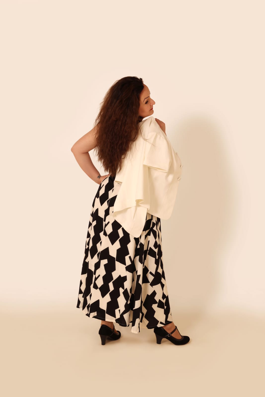 Jerushah Signature Structured Blazer -White